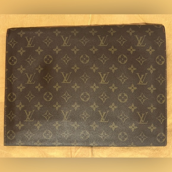 Louis Vuitton Ministre Porte Monogram Vintage Portfolio Document Briefcase RARE! - Picture 3 of 16